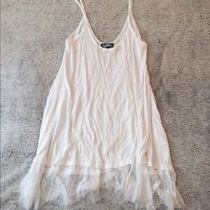 NEW Long White Lace Cami